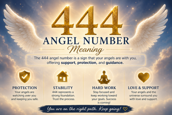 444 Angel Number Meaning