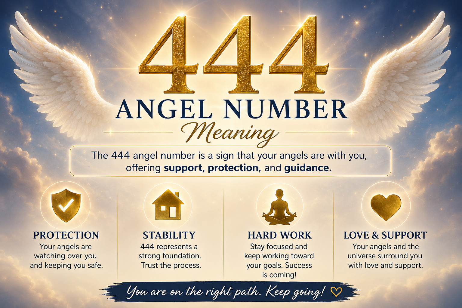 444 Angel Number Meaning