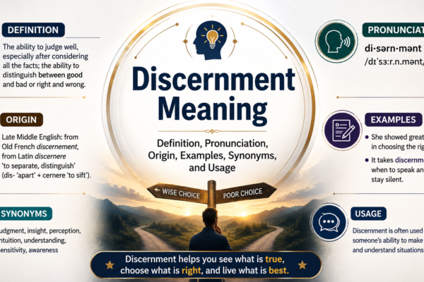 Discernment Meaning
