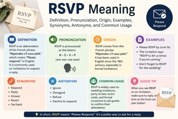RSVP Meaning