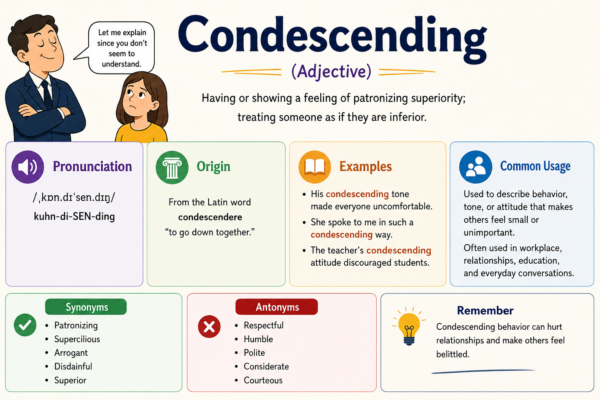 Condescending Meaning