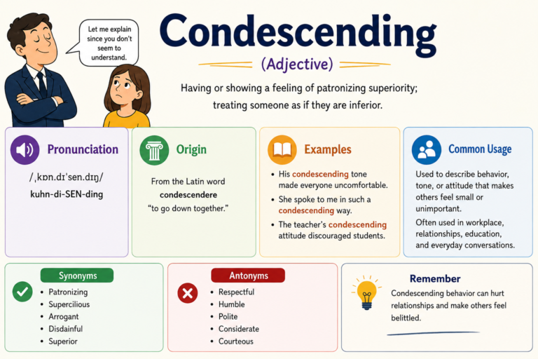 Condescending Meaning
