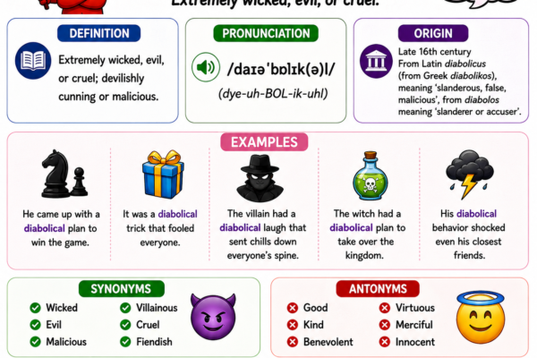 Diabolical Meaning