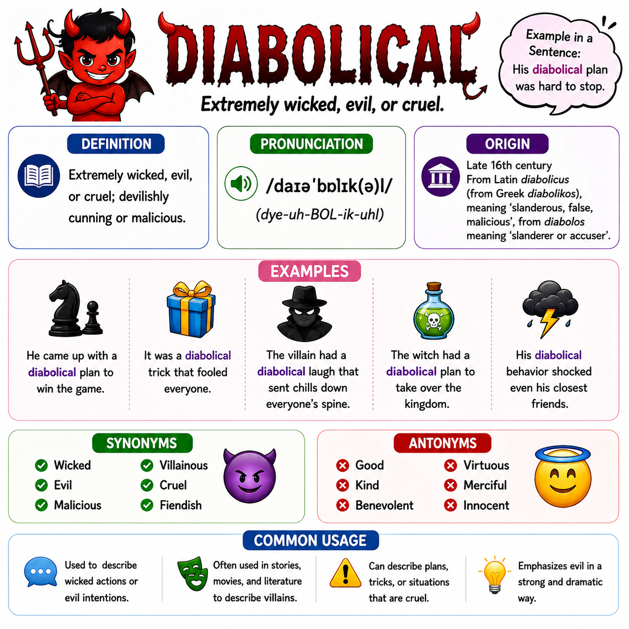 Diabolical Meaning